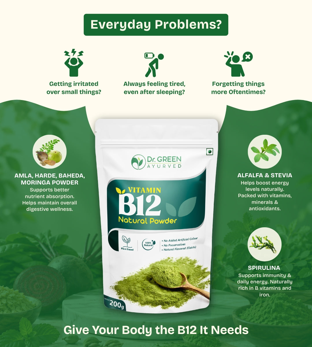 Vitamin B12 Natural Powder Secondary image